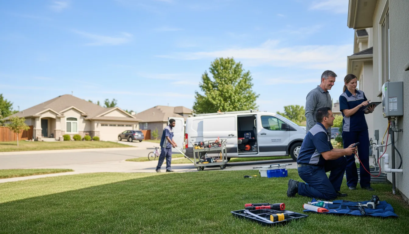 Tankless water heater service in Reading, MA